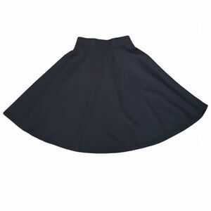 Simple Black A-line Skirt  